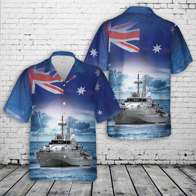 Royal Australian Navy HMAS Childers P93 Hawaiian Shirt