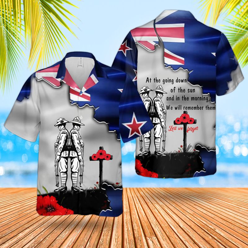 New Zealand ANZAC Day We Will Remember Them Shirt
