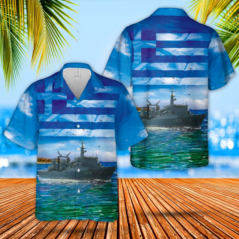 Hellenic Navy HS Prometheus A374 Independence Day Hawaiian Shirt
