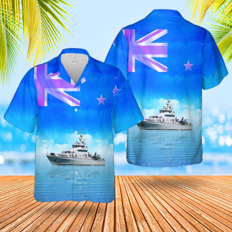 Royal New Zealand Navy HMNZS Taupo P3570 Hawaiian Shirt