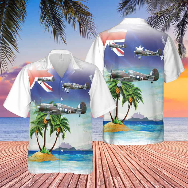 Royal Australian Air Force CA-13 Boomerang Australia Day Hawaiian Shirt