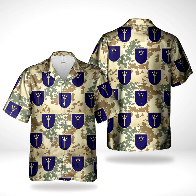 German Navy Kommando Spezialkrafte Marine KSM Hawaiian Shirt