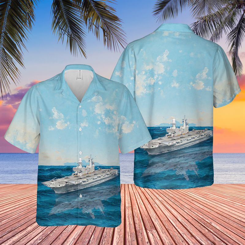 aircraft carrier hawaiian shirt