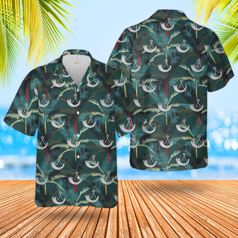 British Army The Light Infantry Hawaiian Shirt