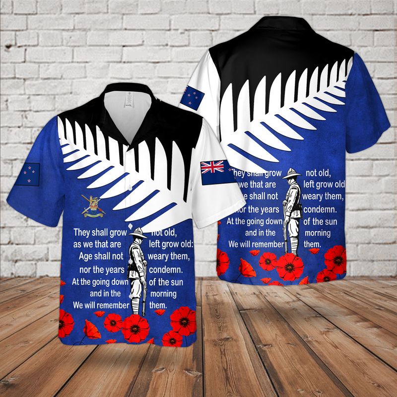 New Zealand ANZAC Day We Will Remember Them Shirt