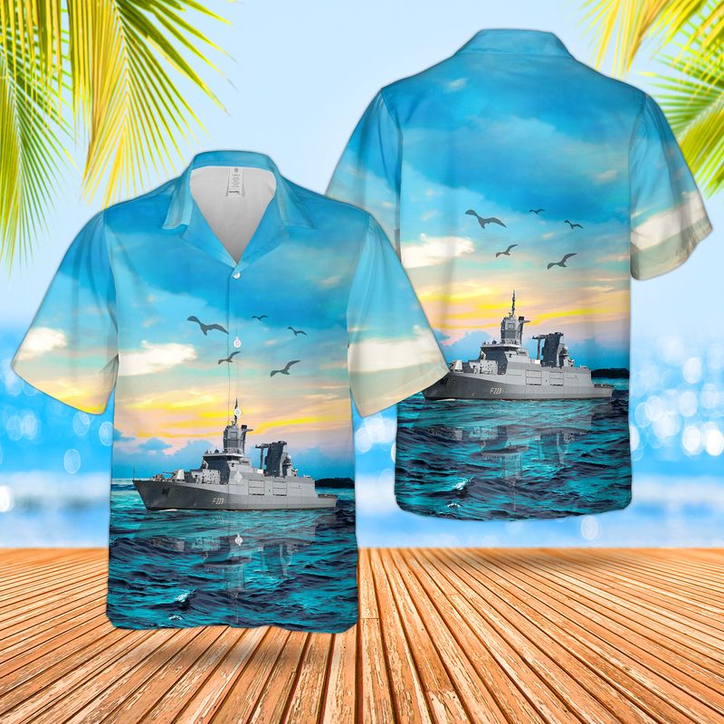Deutsche Marine Nordrhein-Westfalen F223 Hawaiian Shirt