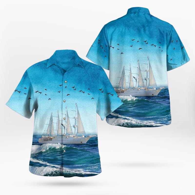 Windstar Cruises Wind Star Hawaiian Shirt