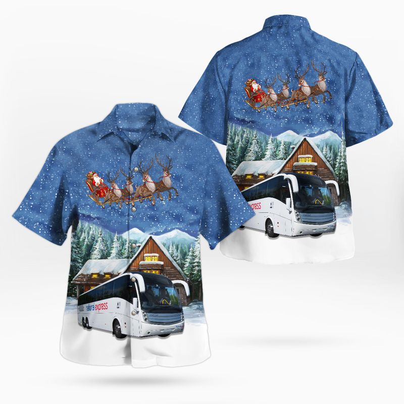 Christmas UK COACH DRIVER Hawaiian Shirt