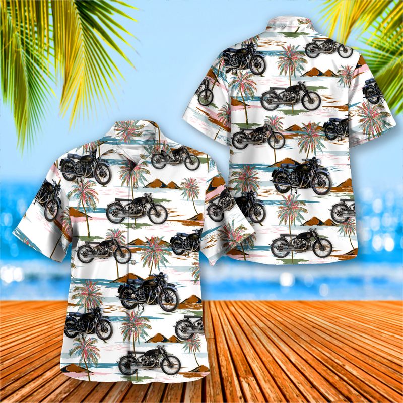 1951 VIncent Black Lightning Motorcycle Hawaiian Shirt