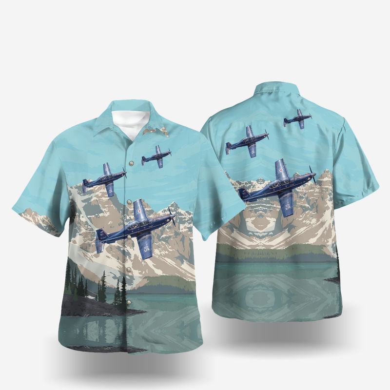 Royal Air Force Canada Beechcraft CT-156 Harvard II Hawaiian Shirt