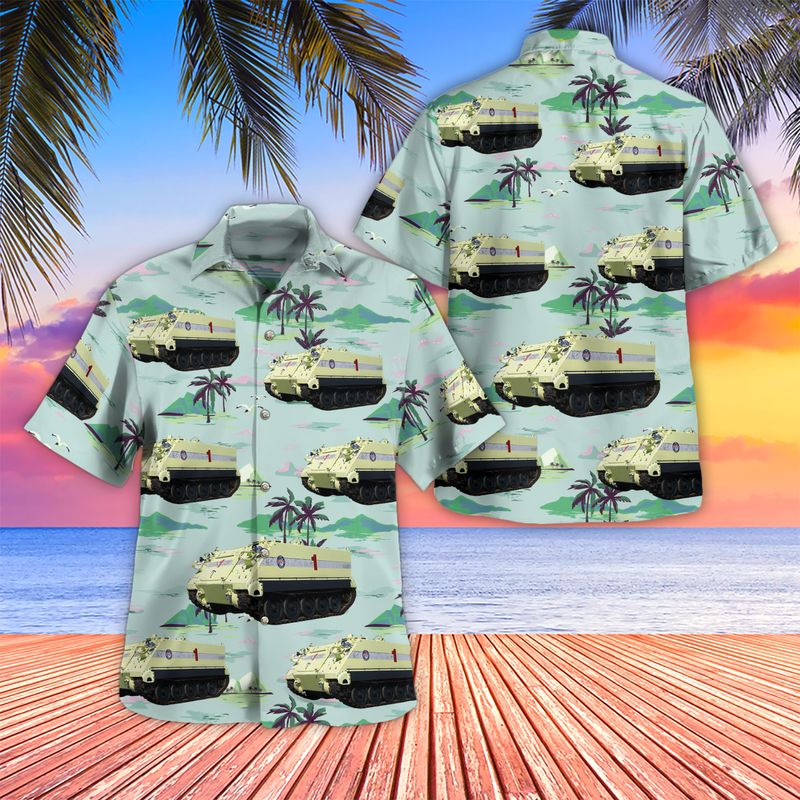 M113 Armored Personnel Carriers In NASA Kennedy Space Center Florida Hawaiian Shirt