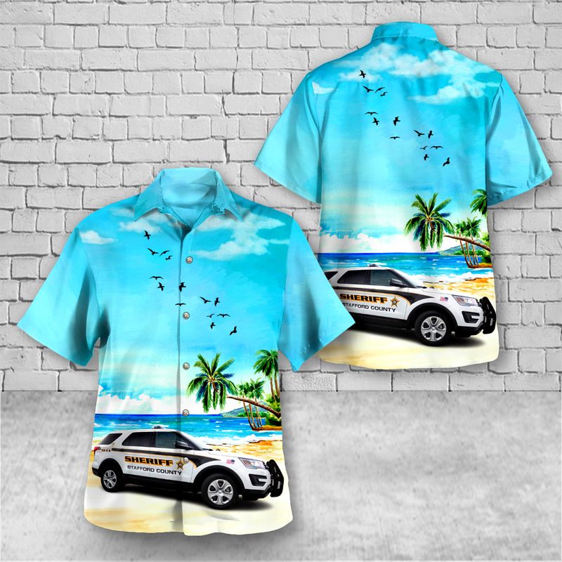 Stafford Virginia Stafford County Office Hawaiian Shirt