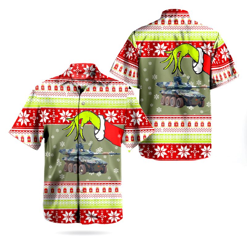 Esercito Italiano Centauro II Tank Destroyer Ugly Christmas Hawaiian Shirt