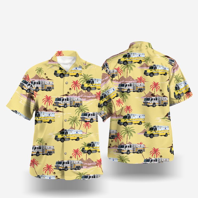 Annapolis Anne Arundel County Maryland Annapolis Neck Fire Station 8 Hawaiian Shirt