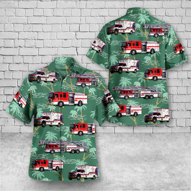 Frederick Weld County Colorado Frederick-Firestone Fire Protection District Hawaiian Shirt