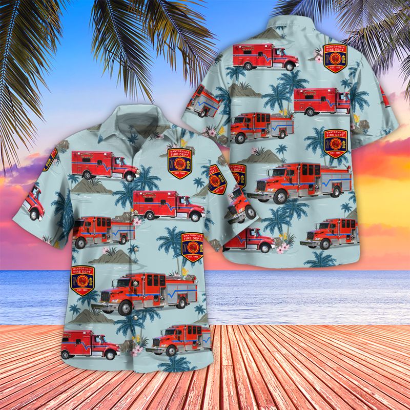 NLSI1811BC04 Mantorville Fire Department Hawaiian Shirt