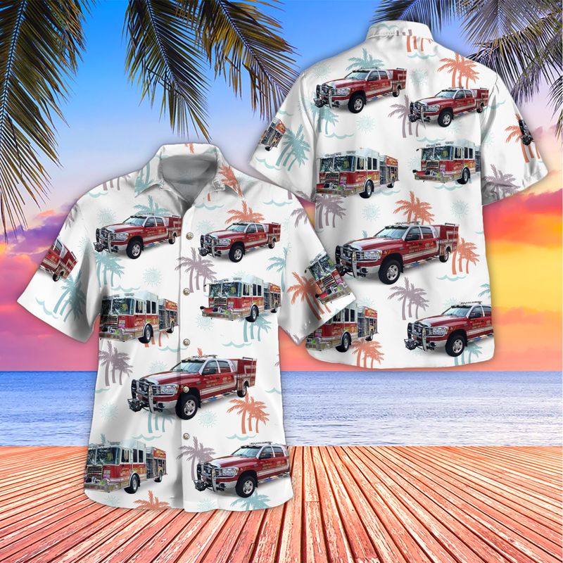 Scott Township Allegheny County Pennsylvania Glendale Hose Company 1 Hawaiian Shirt