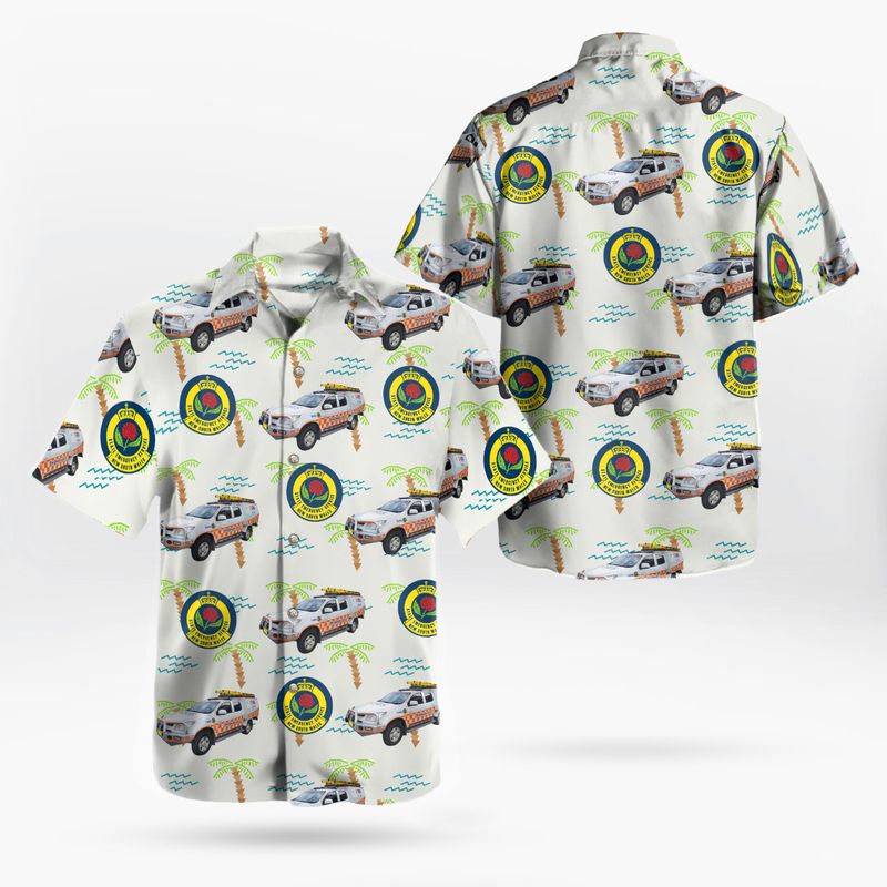 New South Wales State Emergency Service NSW SES General Purpose Vehicle Hawaiian Shirt