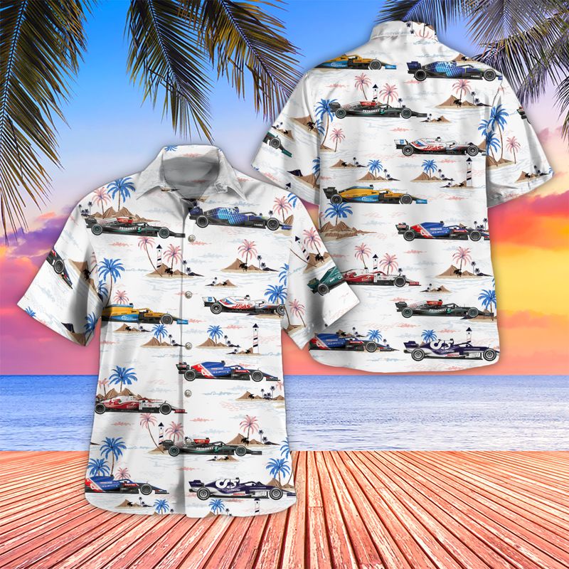 F1 Formula One Teams Hawaiian Shirt