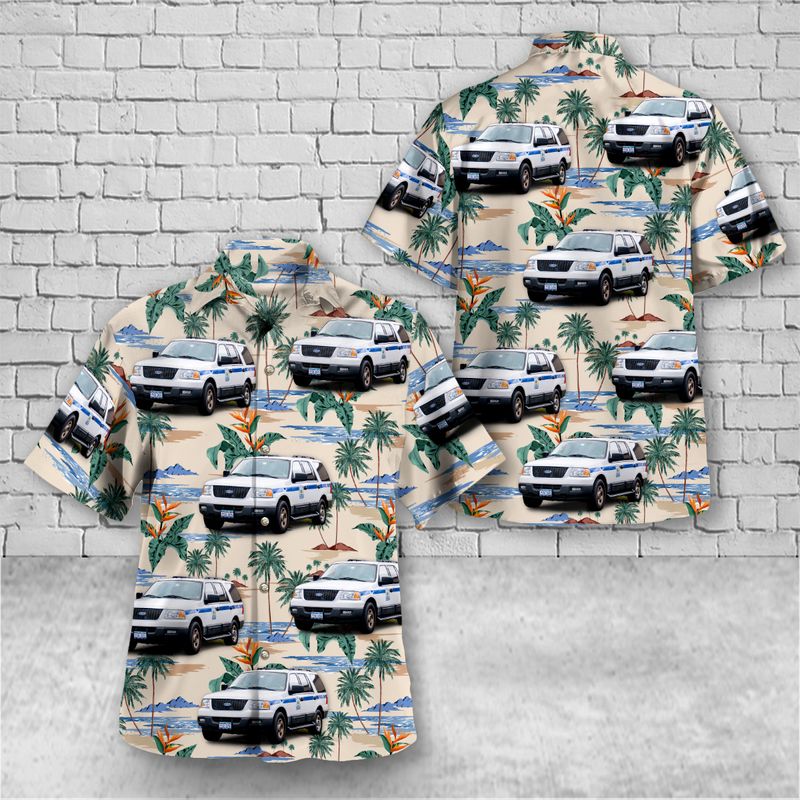 New York State Emergency Medical Services 2006 Ford Expedition Hawaiian Shirt