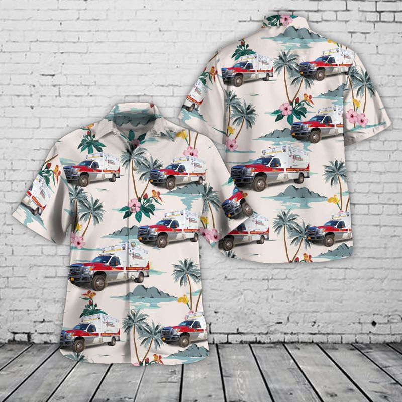 Yonkers Westchester County New York Empress EMS Ford E350 Hawaiian Shirt