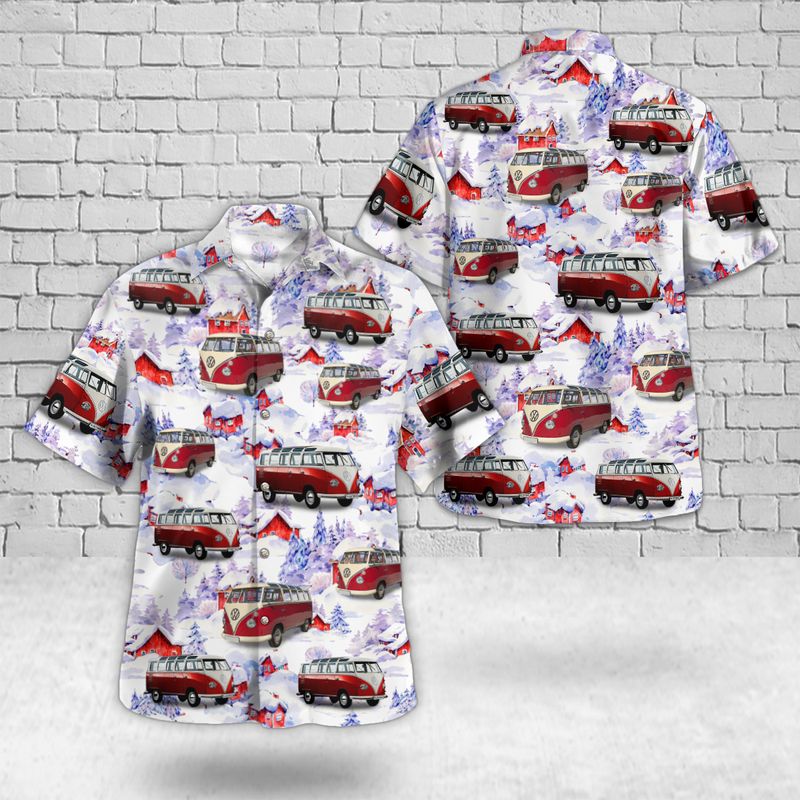 Volkswagen Samba Christmas Hawaiian Shirt