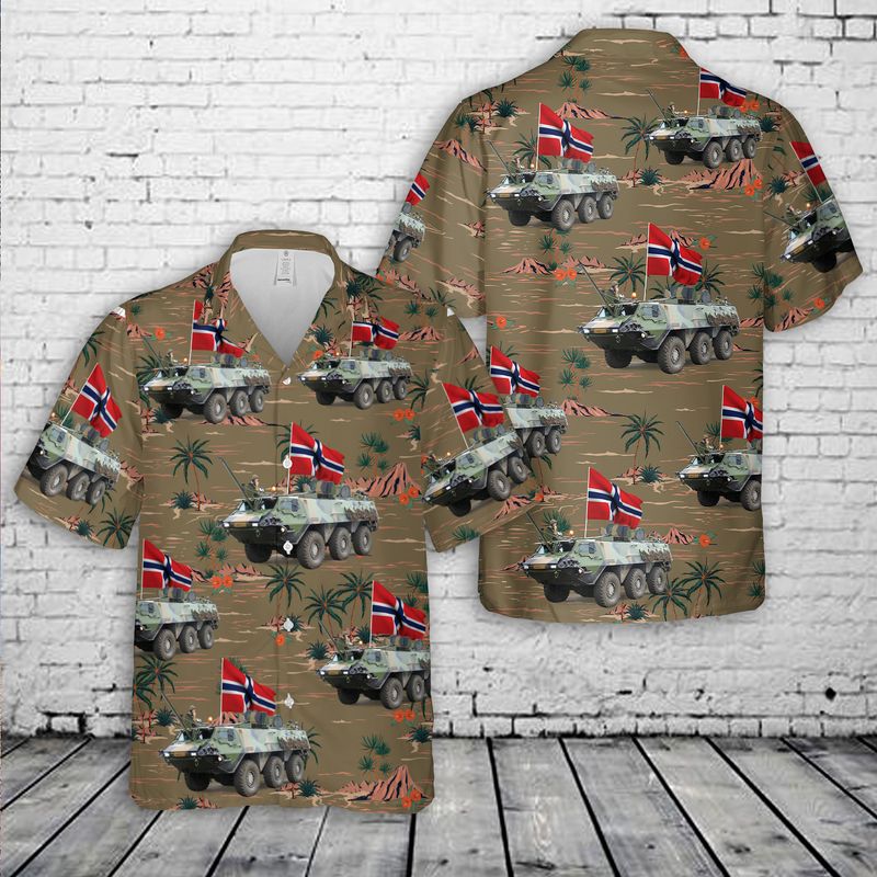 Norwegian Army Sisu XA-185 Hawaiian Shirt BDT0059