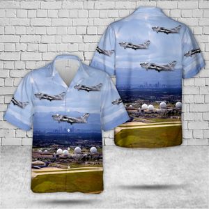TRMP1105BG10 US Air Force Colorado Air National Guard 120th TFS, 140th TFW A-7D Corsair II Hawaiian Shirt