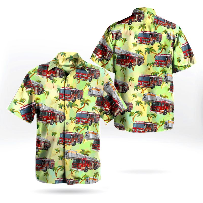 London Fire Department (lfd), Ontario Fleet Hawaiian Shirt Tnlt1604bg03