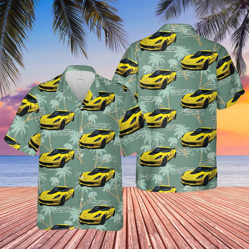 Chevrolet Corvette (C7) Hawaiian Shirt KTQD2408BG07