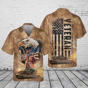 US Army Veteran Pocket Hawaiian Shirt NLMP2603PT07