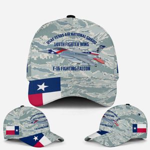 USAF Texas Air National Guard 149th Fighter Wing F-16 Fighting Falcon Baseball Cap DLHH1304PT06