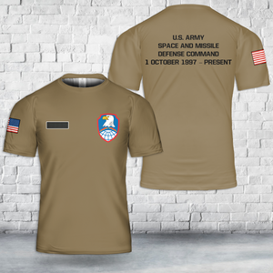 Custom Name US Army Space and Missile Defense Command (USASMDC) T-Shirt 3D DLHH2604PT06