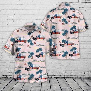 Petersburg, Illinois, Menard County EMS Hawaiian Shirt DLSI0207PT06