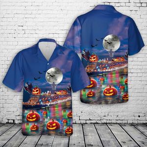 Carnival Cruise Line Mardi Gras Halloween Hawaiian Shirt DLSI0609PT08