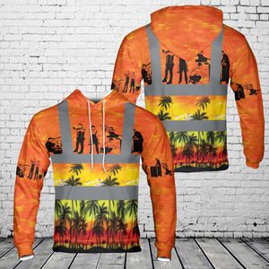 Plumber Tropical Hoodie 3D DLSI1110PT05