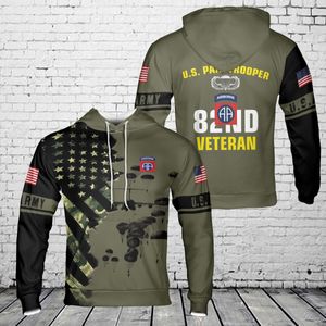 US Army Paratroopers With The 82nd Airborne Division Veteran 3D Hoodie NLSI1710PT12