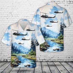 898 Royal Australian Navy UH-1B Huey Hawaiian Shirt DLMP2810PT07