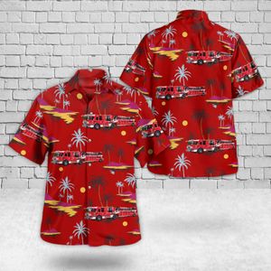 Fairburn, Georgia, Fairburn Fire Department Hawaiian Shirt DLTT1911PT06