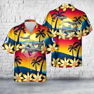 US Air Force F-16C Fighting Falcon, 169th Fighter Wing, 157th Fighter Squadron "Swamp Fox", SC/93-0545 - McEntire JNGB Eastover, SC - 2016 Hawaiian Shirt DLHH2103PL05