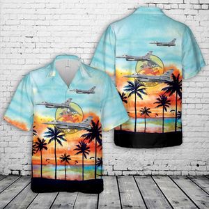 US Air Force F-16C Fighting Falcon, 127th Wing, 107th Fighter Squadron "Red Devils", MI/85-1487 - Selfridge ANGB, MI - 2004 Hawaiian Shirt DLSI2103PL02