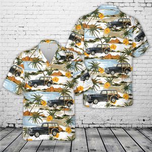 1967 Morris Minor Traveller Hawaiian Shirt DLMP2204PL06
