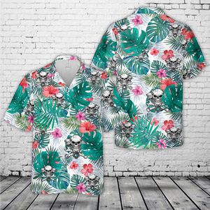 Skull Mechanic Hawaiian Shirt NLMP0205PL08