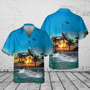 Carnival Cruise Line Carnival Inspiration Pocket Hawaiian Shirt NLMP3005PL07