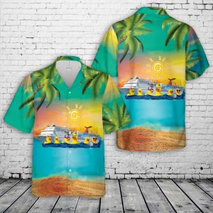 Carnival Cruise Line Carnival Inspiration Cruising Ducks Hawaiian Shirt NLSI0306PL09