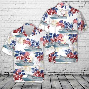 Carnival Cruise Line Carnival Inspiration, 4th Of July Hawaiian Shirt NLMP16060PL09