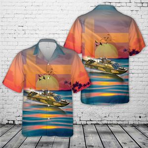 Swedish Navy Stridsbåt 90 E Hawaiian Shirt DLMP1906PL05