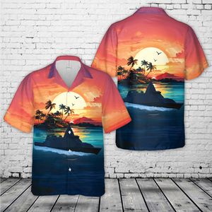 Royal Swedish Navy Lulea class Corvette Hawaiian Shirt NLMP1906PL11
