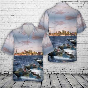 Swedish Navy CB90 Feared Patrol Boats Hawaiian Shirt NLSI1906PL09
