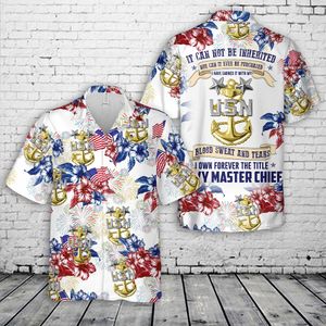US Navy Master Chief, 4th Of July Hawaiian Shirt NLSI1906PL10